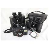 Binoculars & Camera