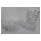 Crystal Vase & Bowl
