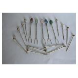 Sterling Silver Cocktail Forks & Picks