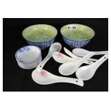 China Bowls & Spoons