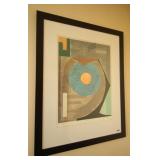 Juke Box Monotype Print