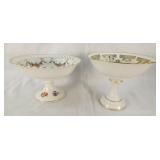 Two Porcelain Compotes
