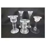 Kosta Boda Crystal Candlesticks