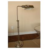 Satin Nickle Bridge Lamp