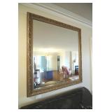 Beveled Gold Toned Mirror