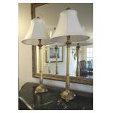 Pair Candlestick Lamps