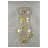 Mosaic Glass Vase