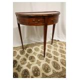 Antique Demilune Table