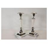 Silver Plated Candlesticks
