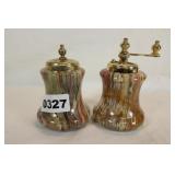 Onyx Pepper Mill & Salt Shaker