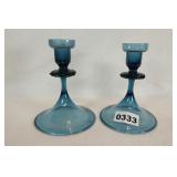 MCM Orrefors Candlesticks