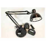 Desk Lamp & Clocks