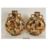 Two Japanese Kutani Vases
