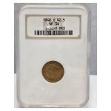 1846-O $2.5 Golden Quarter Eagle - VF30 1846-O $2.5 Golden Quarter Eagle - VF30