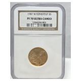 1987-W Constitution Bicentennial $5 - PF70 1987-W Constitution Bicentennial $5 - PF70
