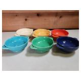 Fiesta Cream Soup Bowl - Lot of 6 original colors