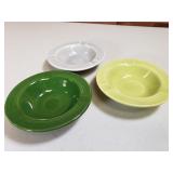 Fiesta Ash Trays - Lot of 3 - excellent condition