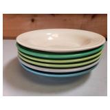 Fiesta Deep Plates - Lot of 6