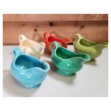 Fiesta Sauce Boats - Lot of 5