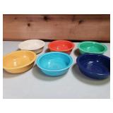Fiesta 5-1/2" Fruit Bowls - set of 6 orig. colors