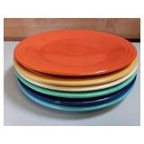 Fiesta 10" Plate - Lot of 6 Original Colors