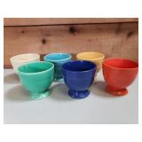 Fiesta Egg Cups - set of 6 original colors
