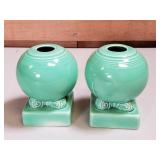 Fiesta Bulb Candle Holders - no chips - Green