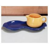 Fiesta Figure 8 Tray & Creamer