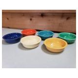 Fiesta 4-3/4" Fruit Bowls - set of 6 orig. colors