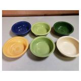 Fiesta 4-3/4" Fruit Bowls - Lot of 6