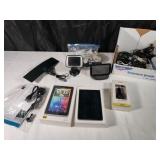 Garmin GPS, HTC Flyer Tablet, (old electronics)