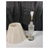 Lamp - Clear Glass - 27"H