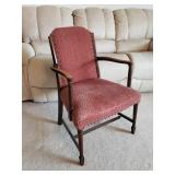 Antique Arm Chair - maroon