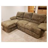 Sofa Recliner with Left Side Chaise