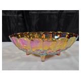 Indiana Carnival Glass Bowl - 12"L
