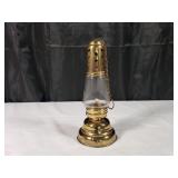 Vintage Oil Lamp 9"H - patent 1867