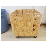 Homemade Wood Bin