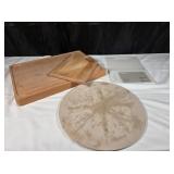 Cutting Boards & Pizza Stone