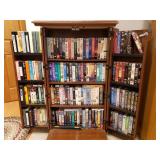 VHS Cabinet - mostly new (wrapped) tapes