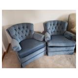 (2) Vintage Hammary Upholstered Chairs - exc cond