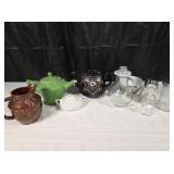 Beautiful English Tea Pot, Pitcher, Sugar misc