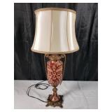 Lamp - maroon - 29"H