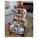 Eastlake Rocking Chair w/cushions
