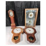 (4) Quartz Clocks