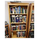 Homemade Oak Bookshelf w/contents