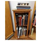 Homemade Oak Bookshelf w/contents
