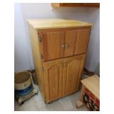 Homemade Cabinet on casters