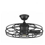 Heritage Point  25' Fandelier Black Ceiling Fan