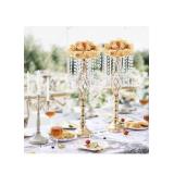 SkyshaloTall Crystal Wedding Flower Centerpiece 10