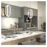 Arlo Chrome Modern Integrated LED Pendant Light